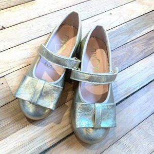 Gold Dress Shoes for Little Girls - Made in Spain